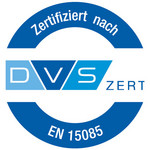 Zertifikat DVS ZERT EN 15085