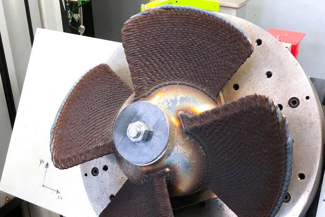 Alter Propeller mit einem Außendurchmesser von 380mm und Propellerstärke von 15mm
