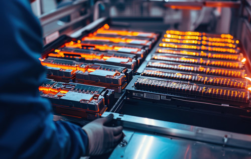 Lithium-Ionen-Batteriepack-Baugruppe für Elektrofahrzeuge Quelle: 123rf.com © topspeedz