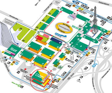 Geländeplan Innotrans Messe Berlin 2024