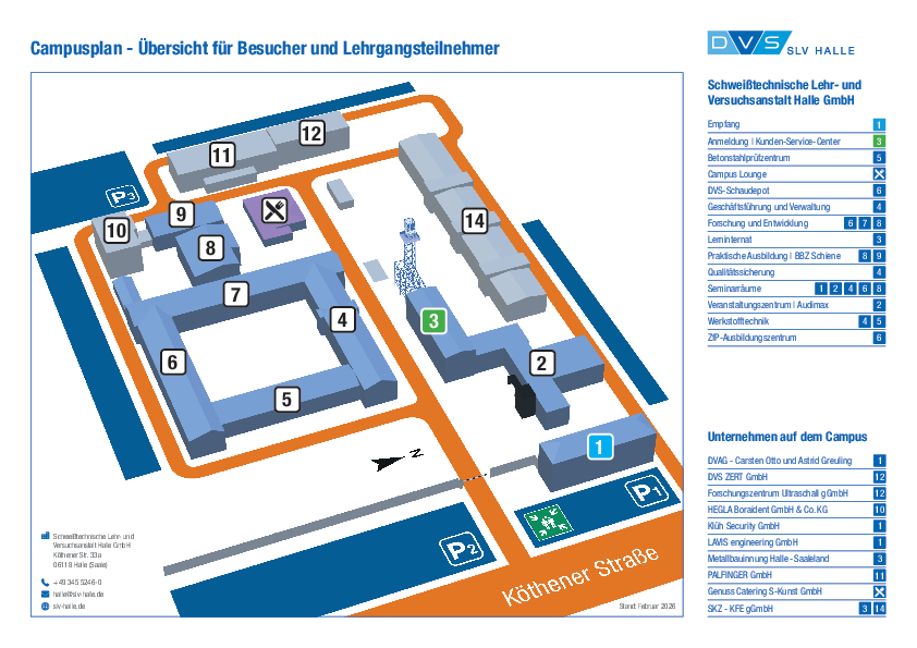 Campusplan SLV Halle GmbH