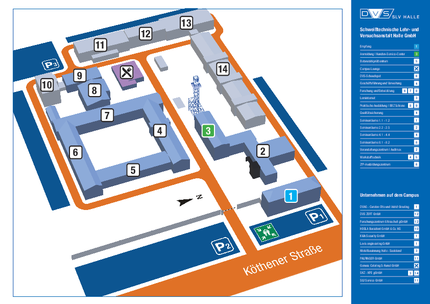 Campusplan SLV Halle GmbH
