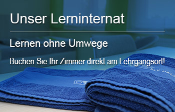 Unser Lerninternat - Buchen Sie Ihr Zimmer direkt am Lehrgangsort!